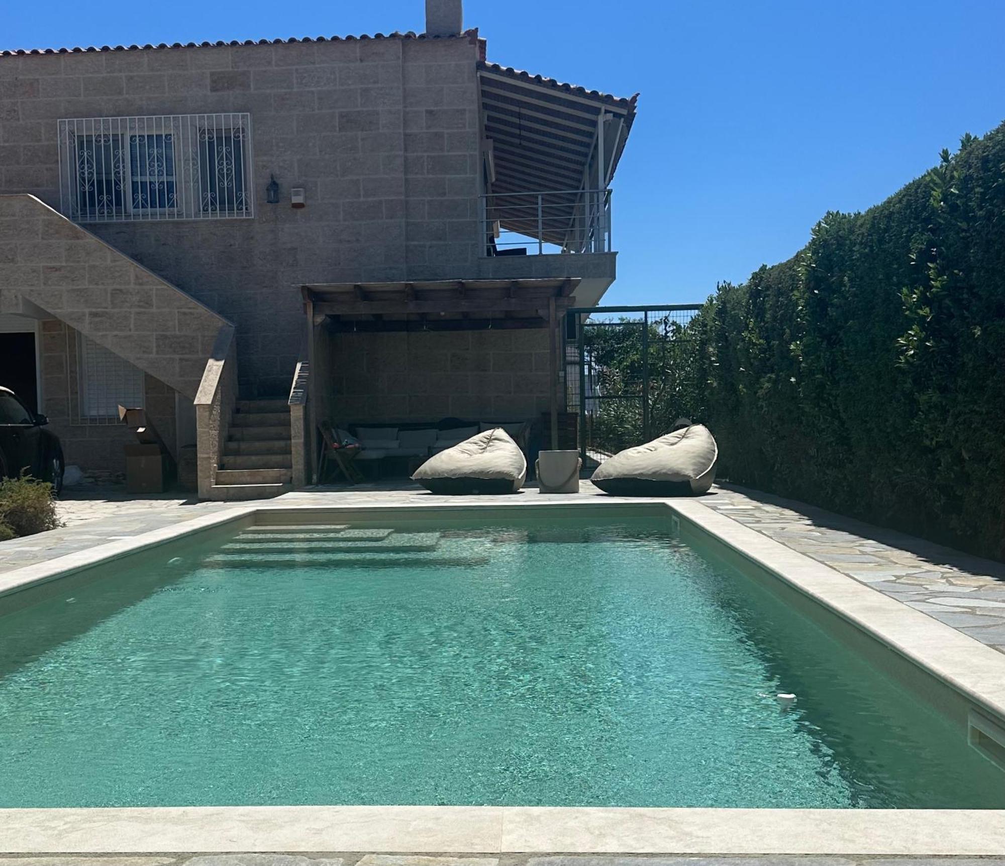 Villa Agia Marina 5M Walk To The Beach With Private Pool 外观 照片