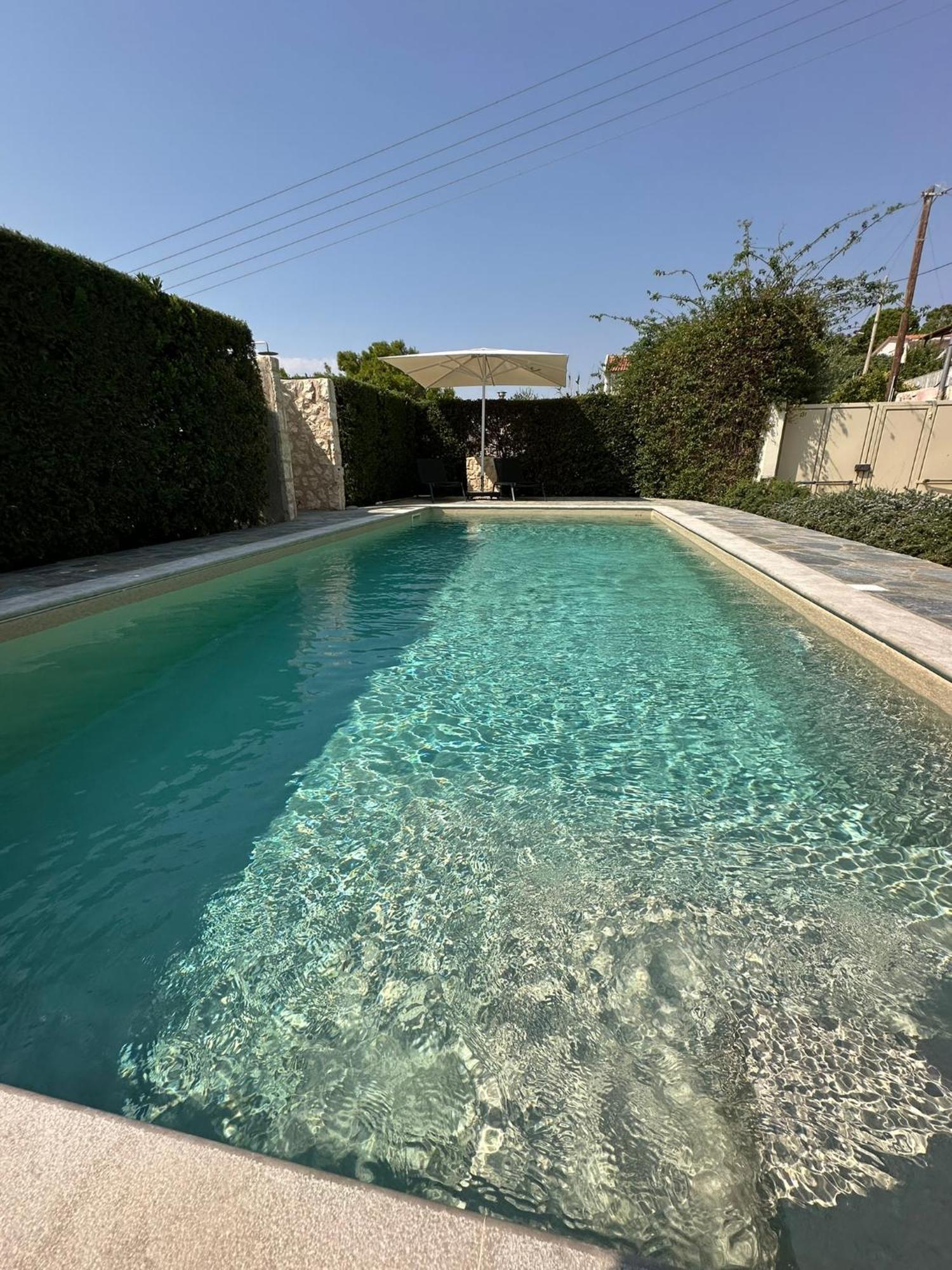Villa Agia Marina 5M Walk To The Beach With Private Pool 外观 照片