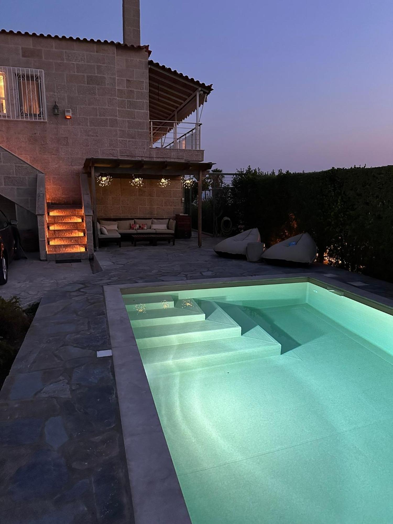 Villa Agia Marina 5M Walk To The Beach With Private Pool 外观 照片