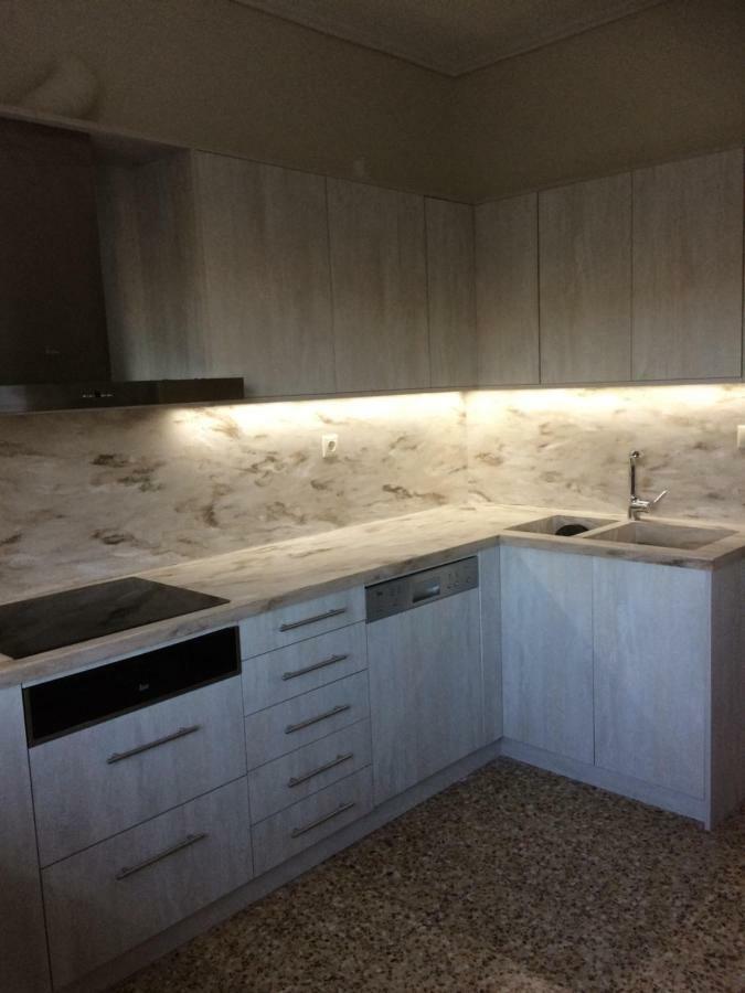 Villa Agia Marina 5M Walk To The Beach With Private Pool 外观 照片
